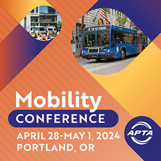 Apta Mobility Conference, April 28 to May 1 2024, Portland Oregon