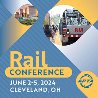 Apta Rail Conference, June 2 to 5 2024, Cleveland Ohio