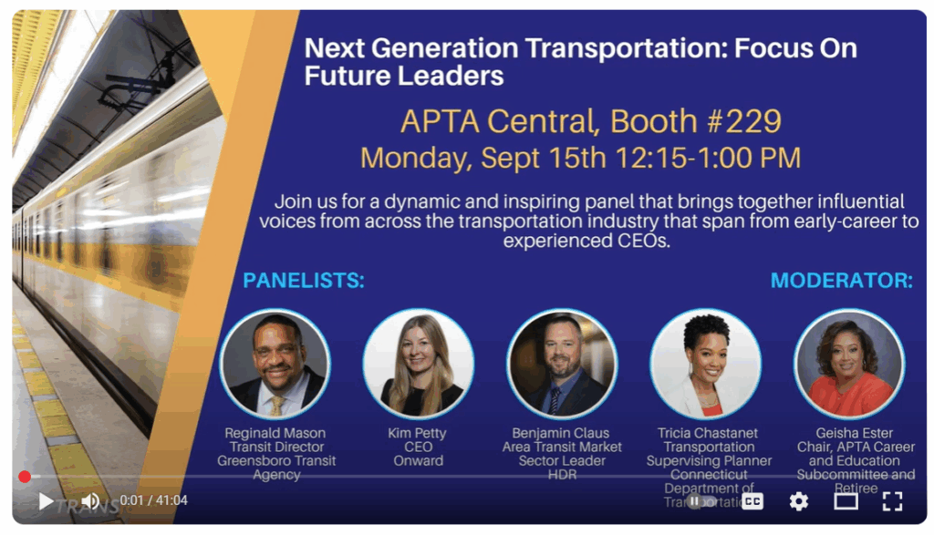 Next Generation Transportation: Focus on Future Leaders
